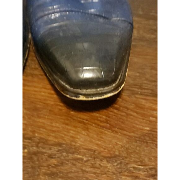 Amalia Blue Dress Shoes Men 10.5 Leather Lace Up - Picture 3 of 5